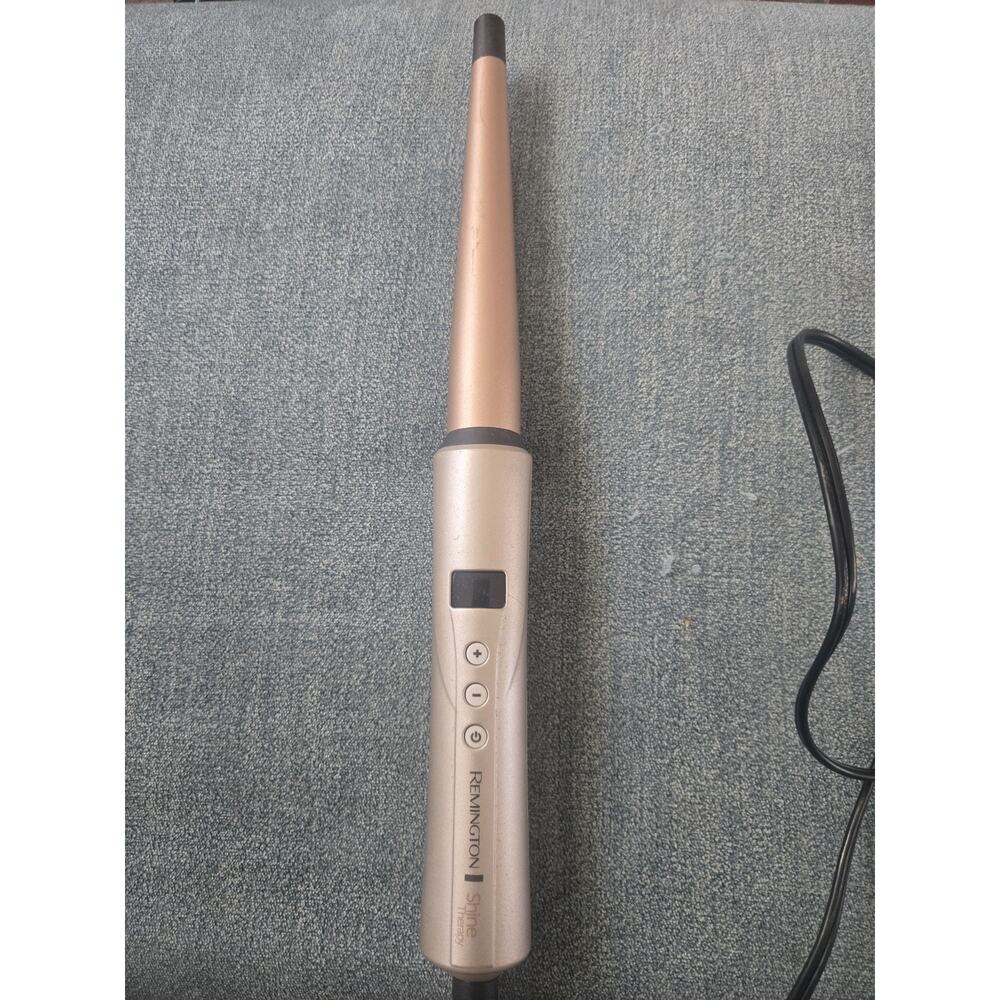 Remington Shine Therapy Argan Oil & Keratin ½-1" Tapered Curling Wand G1